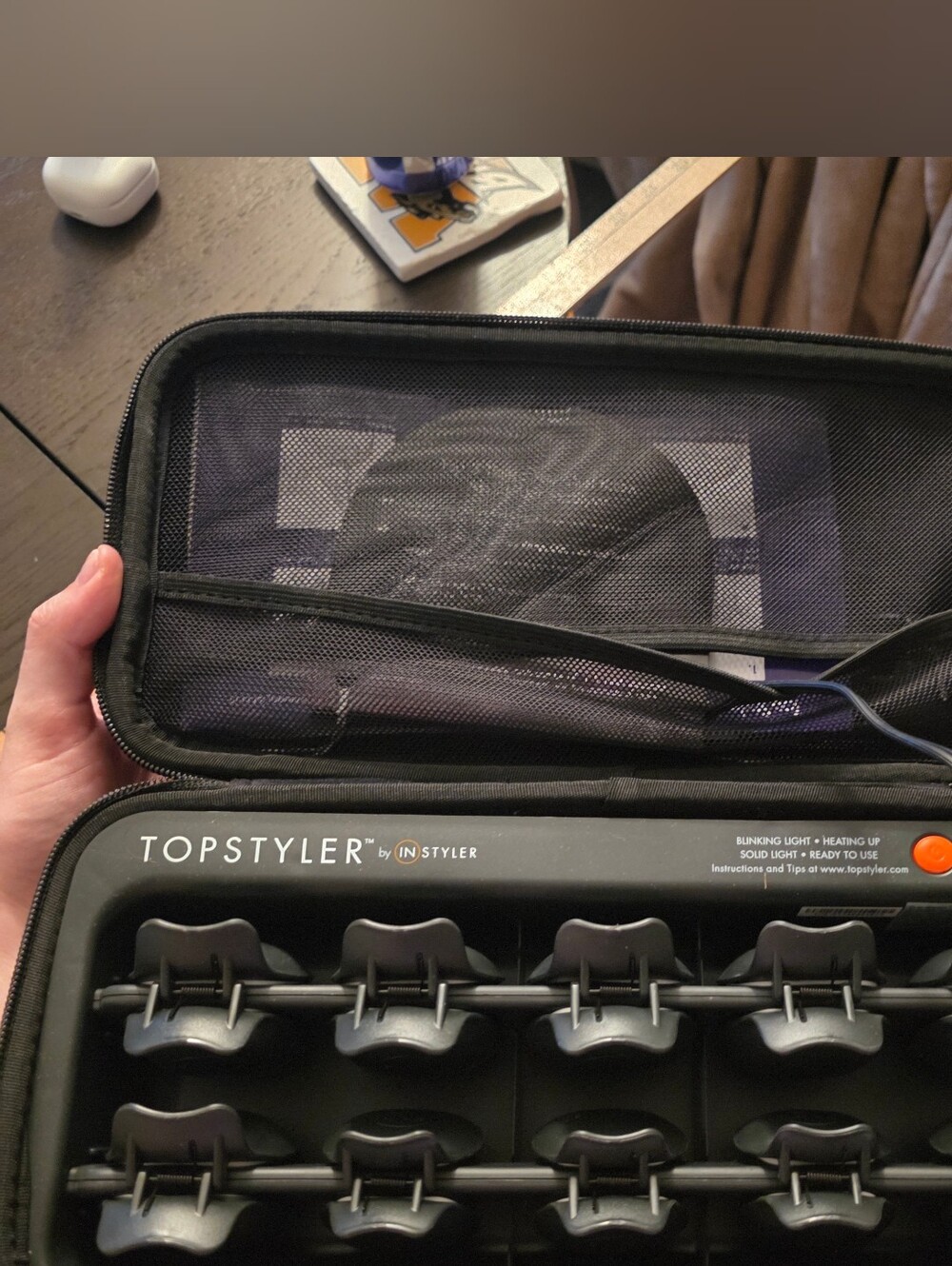 Topstyler by InStyler heated ceramic styling shell system with storage case